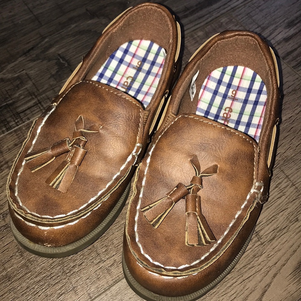 Carters brown loafers